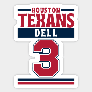 Houston Texans Dell 3 Edition 3 Sticker